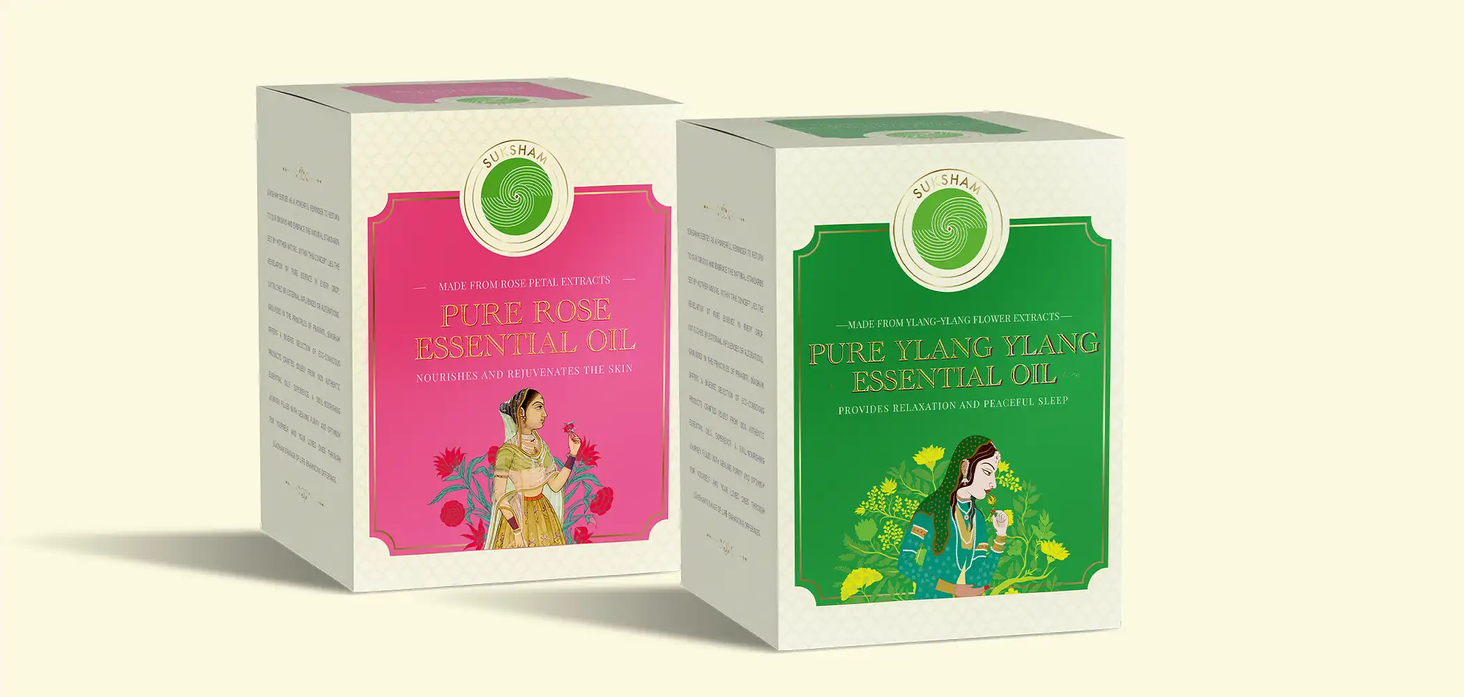 Suksham Rebrand Case Study, branding case study, aroma brand development, luxury branding, packaging design, branding agency Aroma brand rebranding, rebranding strategy, product packaging design, successful rebranding examples, recent rebranding examples, aroma products brand development