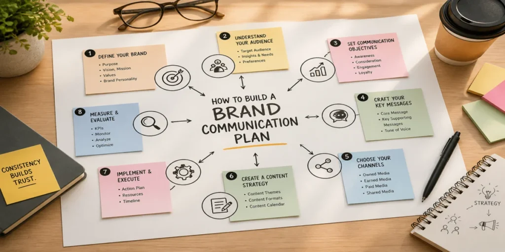 Importance of Brand Communication, Branding Design, Build a Brand, Brand Communication, Elements of Branding, Challenges and Opportunities in Branding, Brij Design Studio