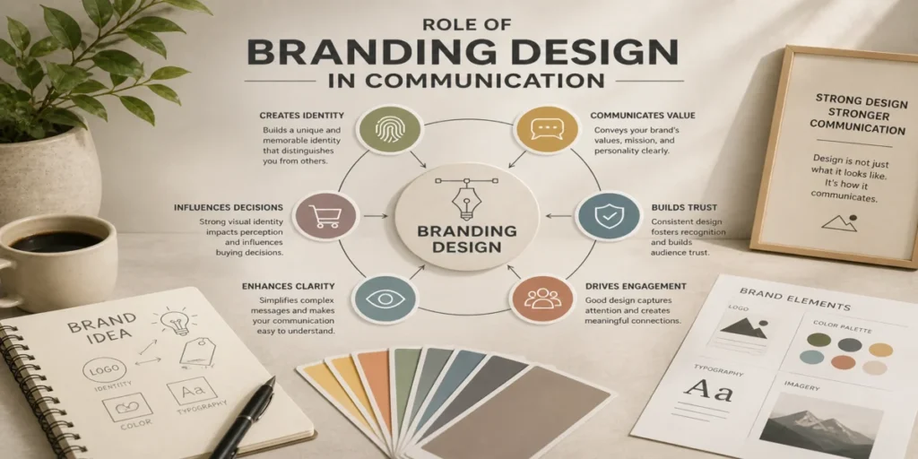 Importance of Brand Communication, Branding Design, Build a Brand, Brand Communication, Elements of Branding, Challenges and Opportunities in Branding, Brij Design Studio