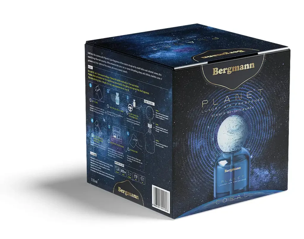 Car Air Freshener Perfume Box Packaging Design, Car Air Freshener Packaging Design, Box Creative Design, Perfume Box Design, Packaging Design Agency